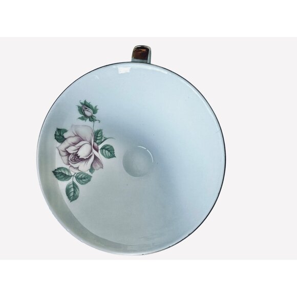 Royal Albert Bone China Saucer Anniversary Rose Gold Trim & Noritake Margot Cup - Picture 11 of 11